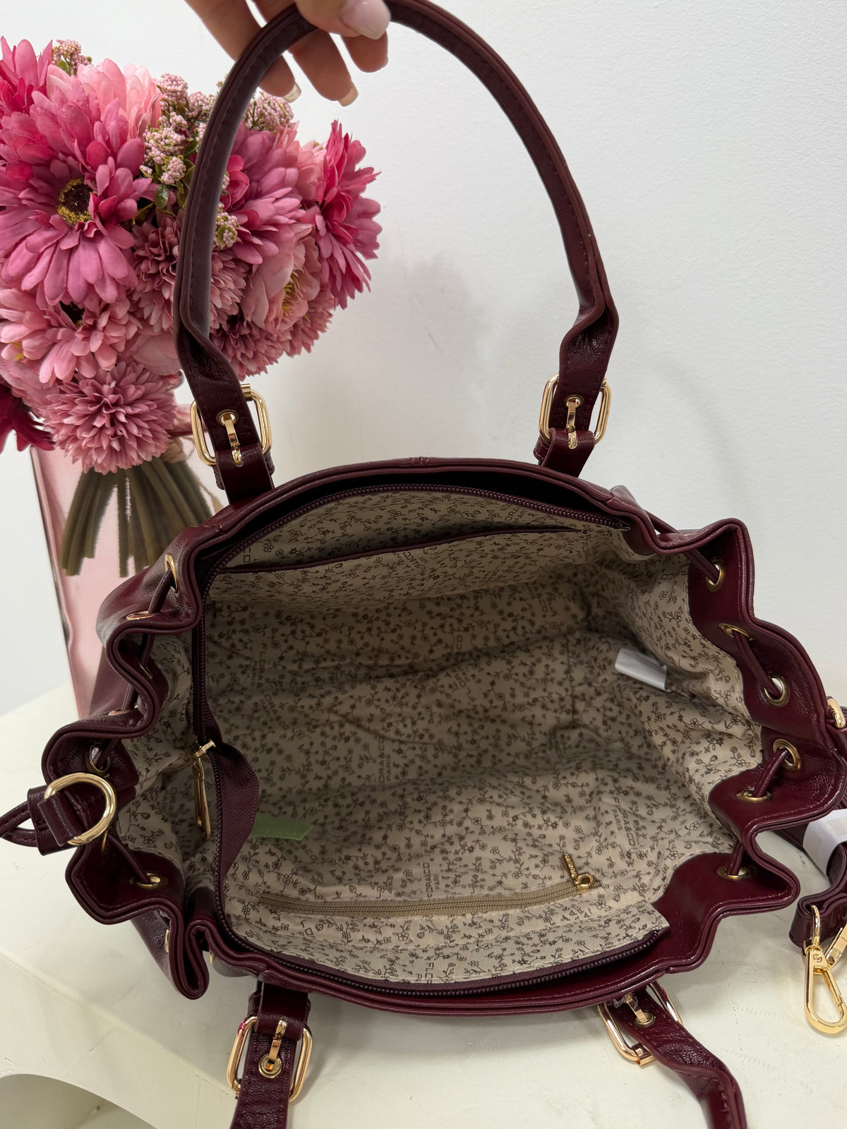 sac Sac à main LOLA bordeaux dsclothes