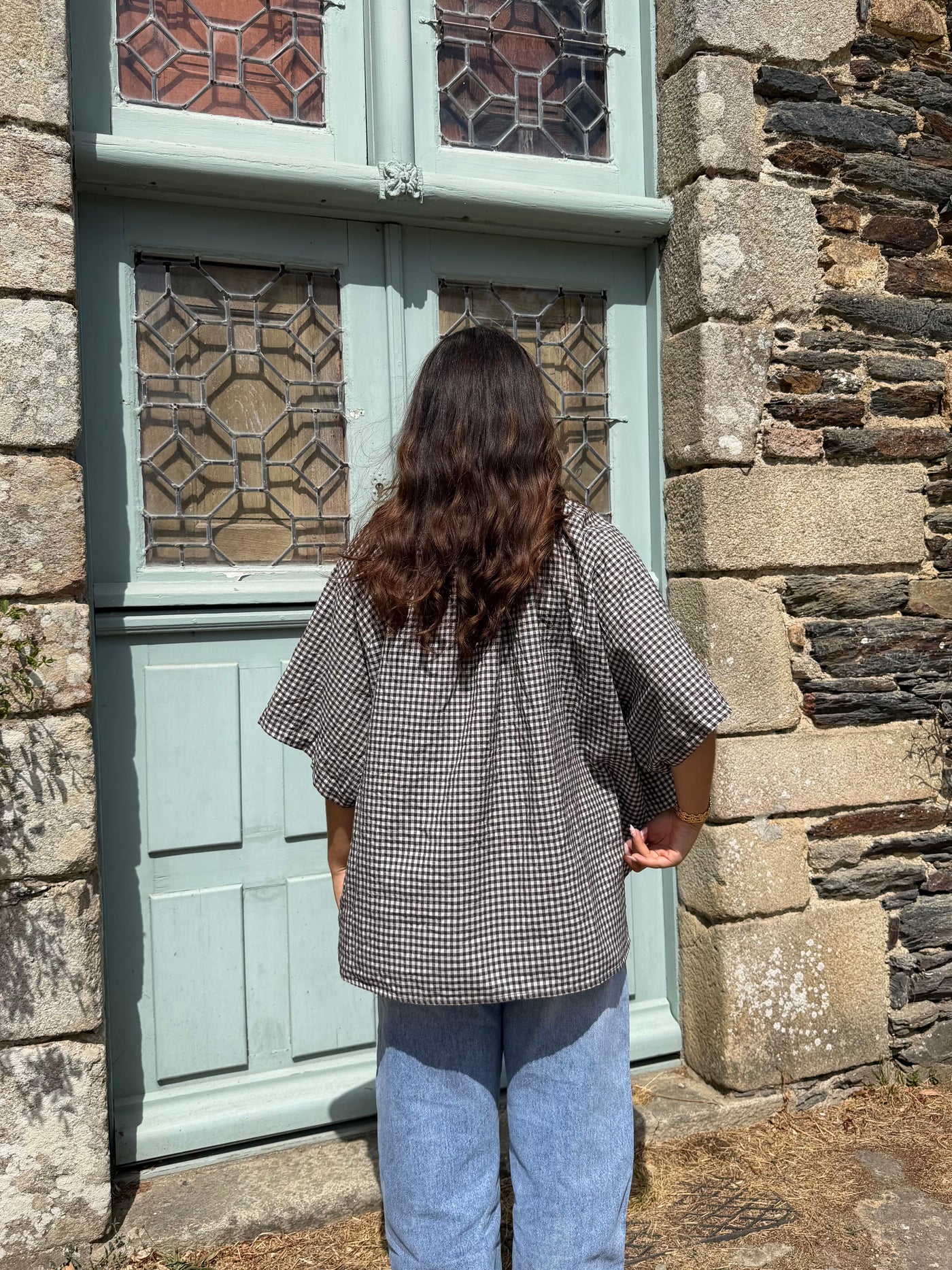 haut Blouse ALINE marron dsclothes