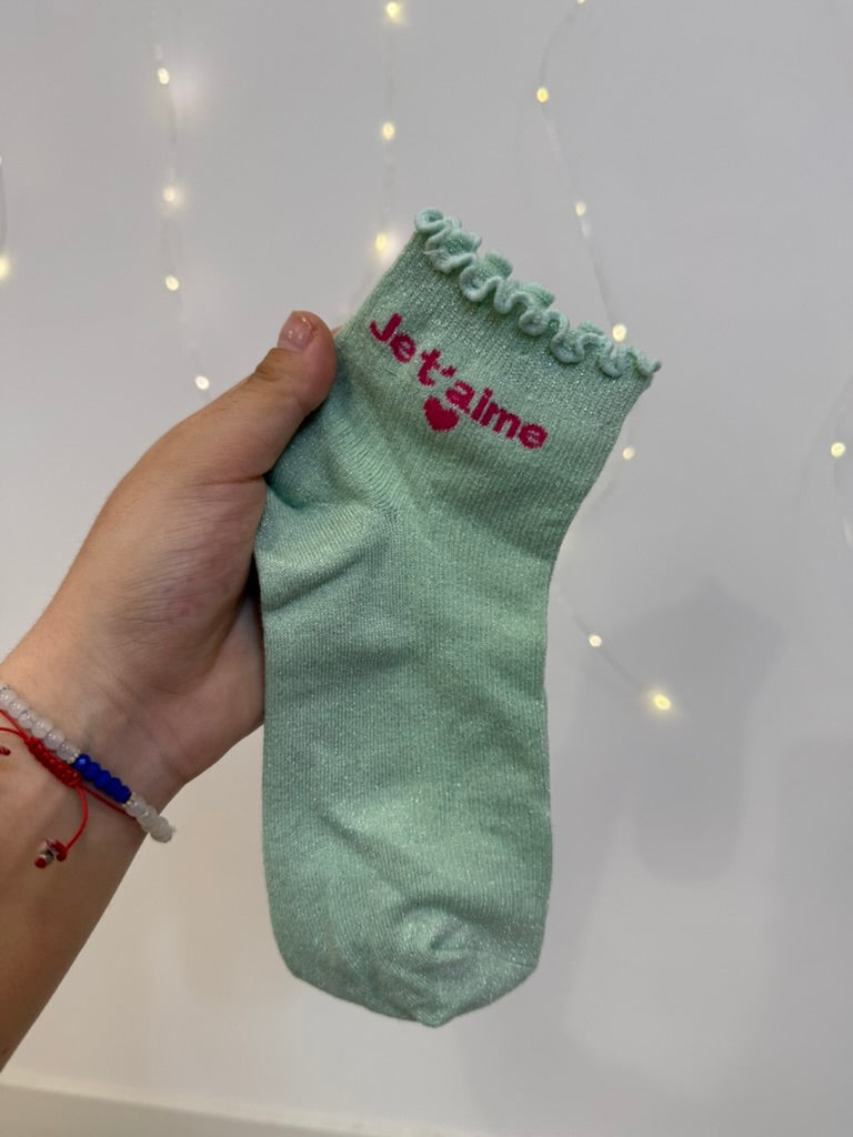 chaussette JE T'AIME