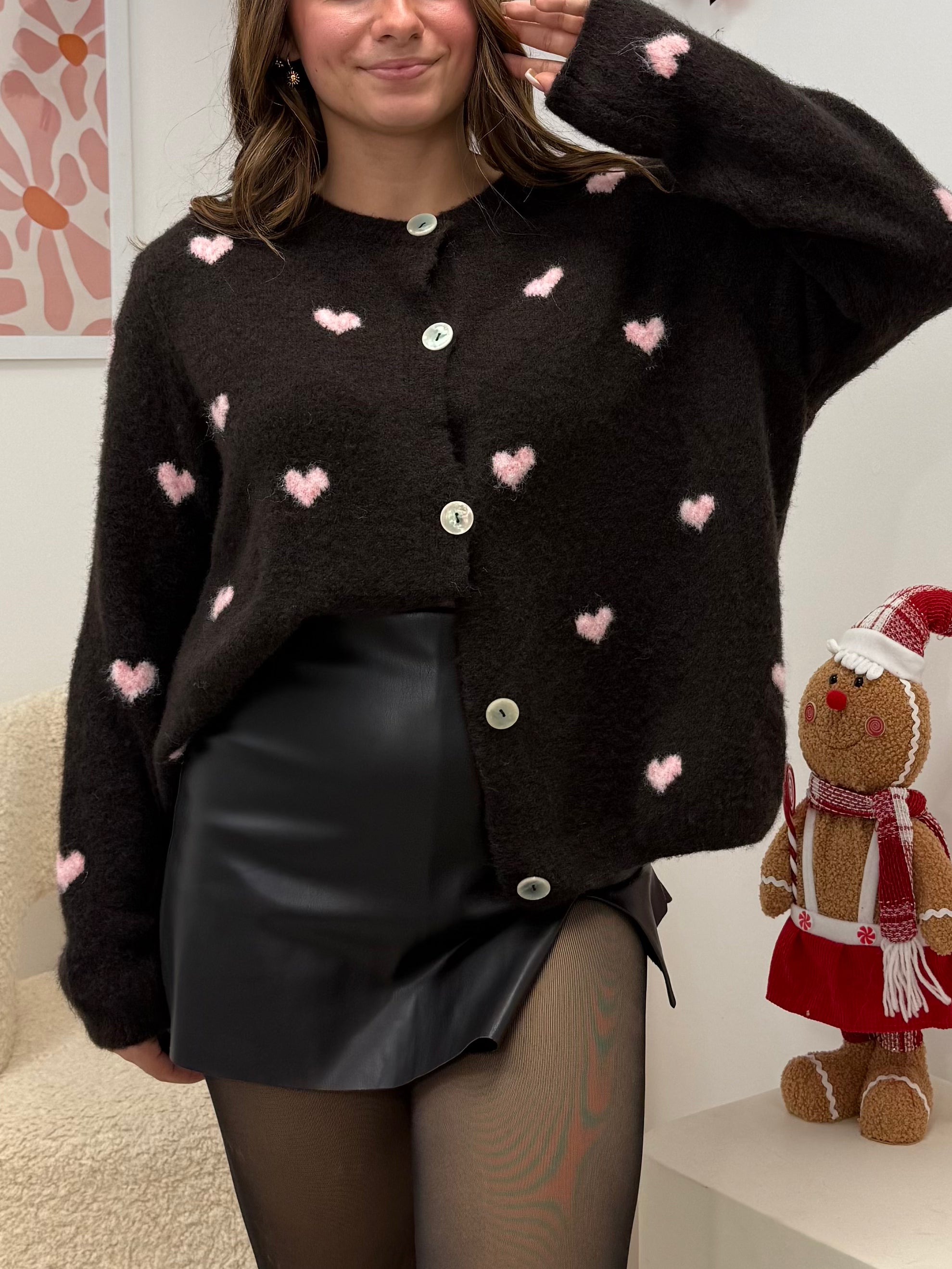 gilet Gilet HEART marron dsclothes