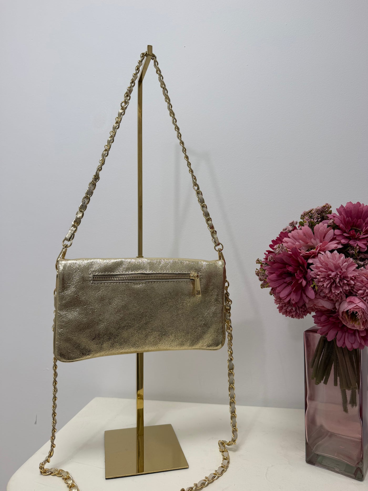 sac Pochette FLO doré dsclothes