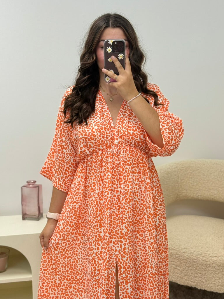 robe MARIA orange dsclothes