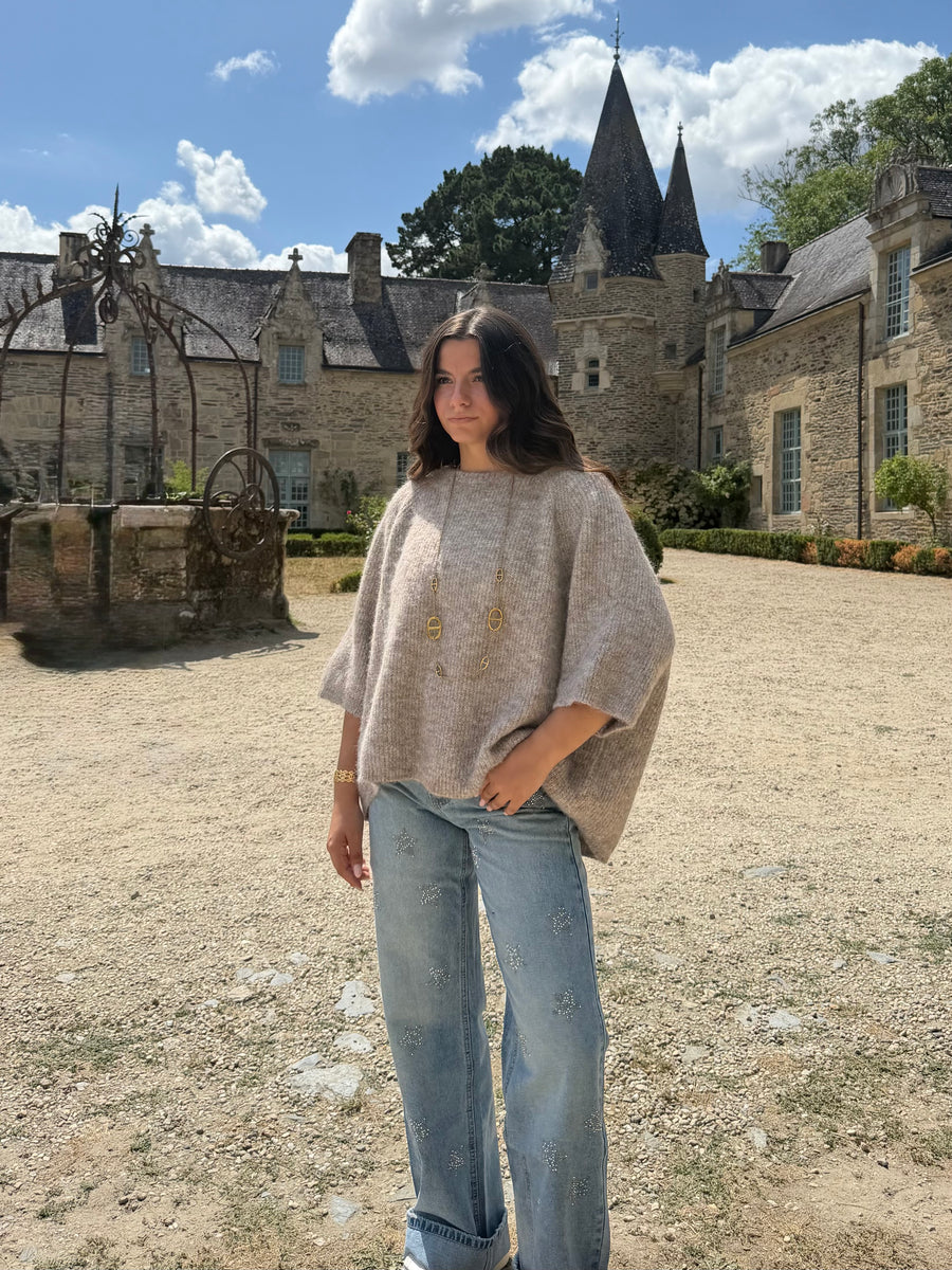 Pull Pull MAEVA taupe dsclothes
