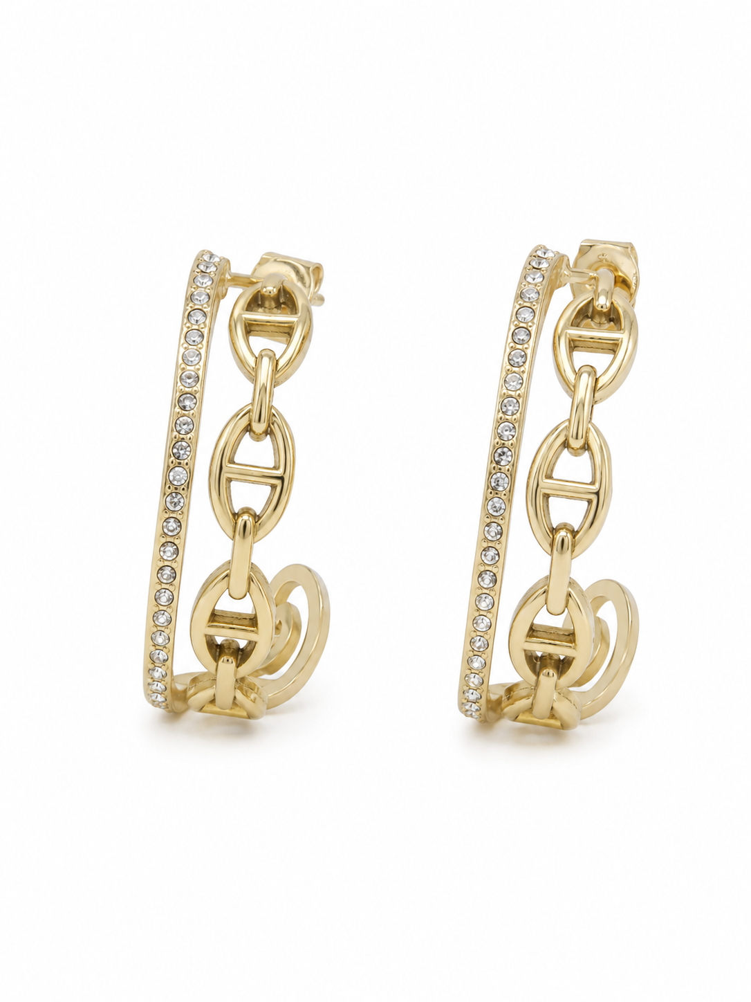 boucles Boucles d'oreilles Lynaya doré dsclothes