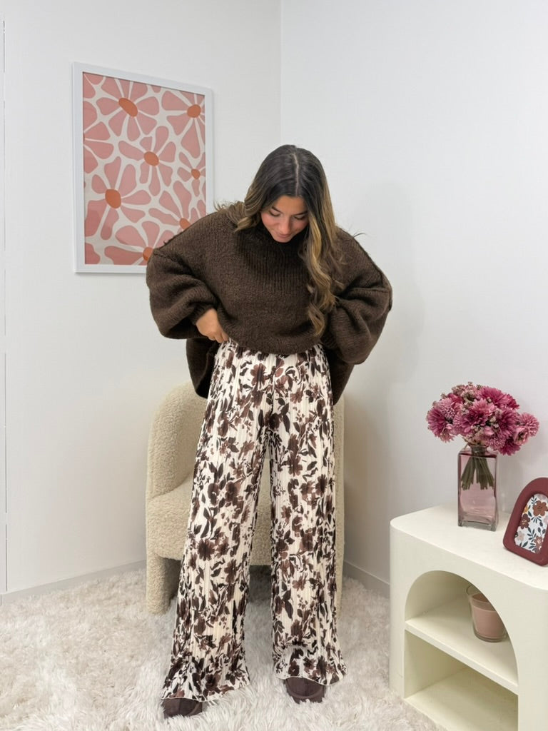 pantalon MIRA pumpkin marron
