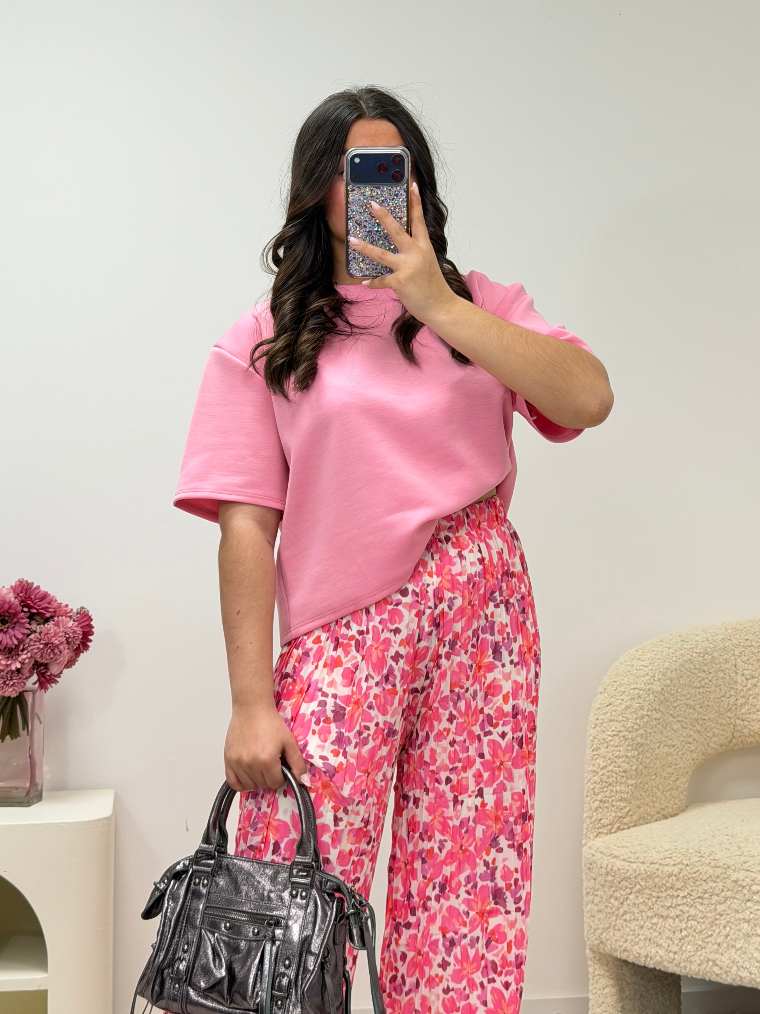 haut T-shirt RACHEL rose dsclothes