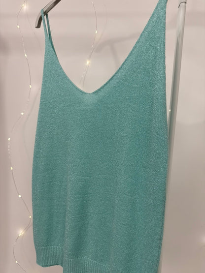 Tops à paillettes (doré)