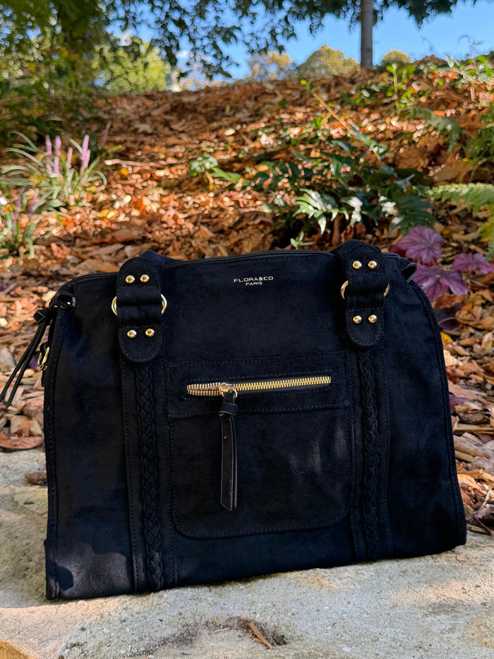 sac Sac MILO suédine noir dsclothes
