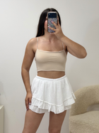 Top à bretelle beige stretch taille unique femme - vue dos - Ds'Clothes