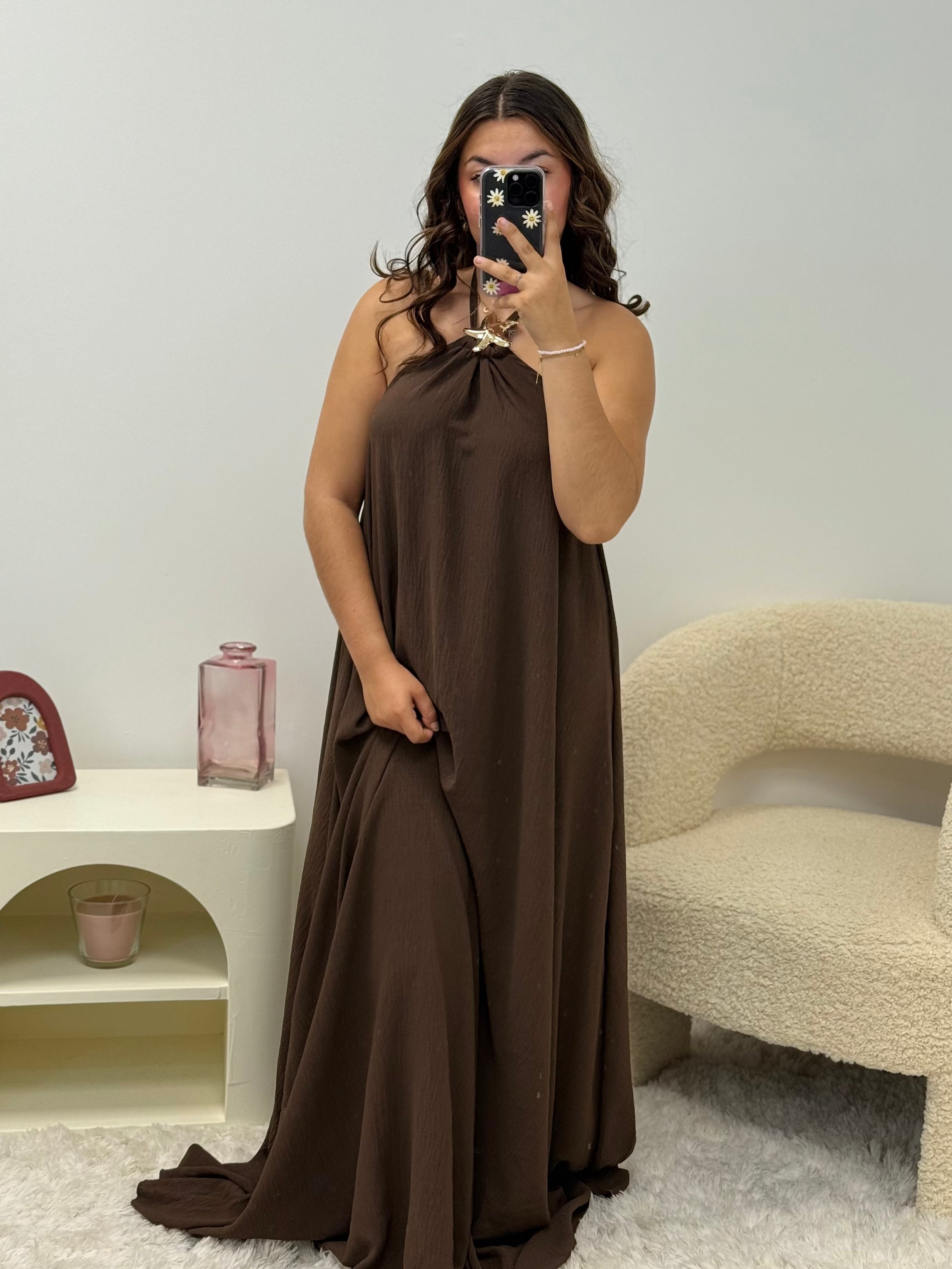 robe LORIE chocolat dsclothes