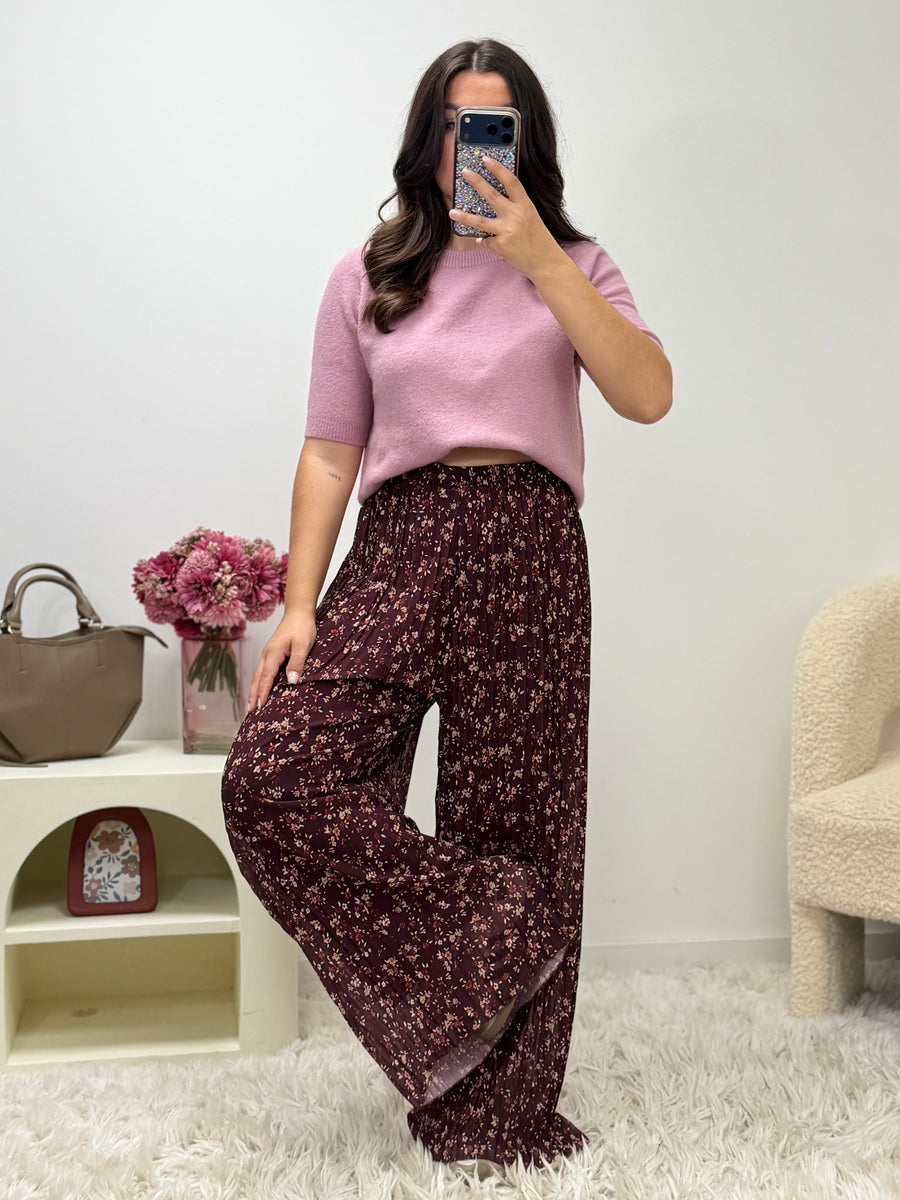 pantalon Pantalon MIRA liberty bordeaux dsclothes
