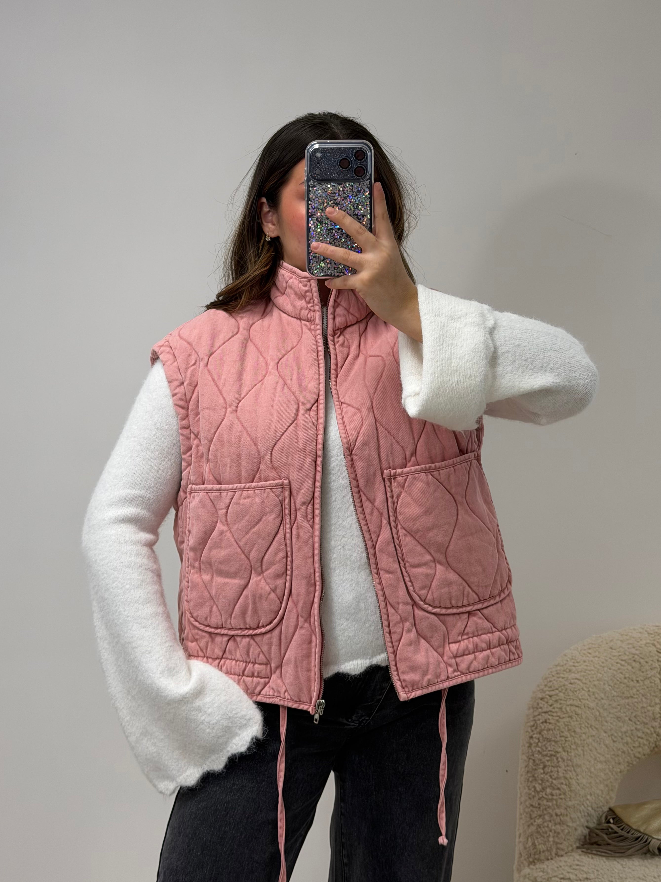 veste Veste LILO sans manche rose dsclothes