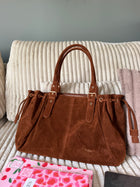 Sac LOLA XL suédine camel dsclothes