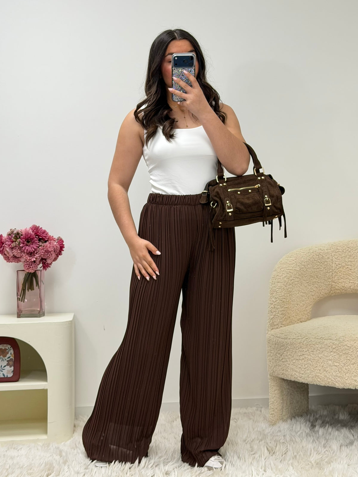 pantalon pantalon ROMY marron dsclothes
