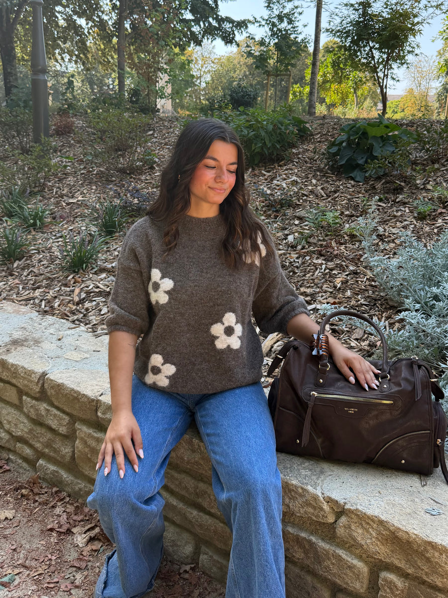 Pull COLINE taupe dsclothes