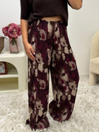 pantalon Pantalon MIRA aquarelle bordeaux dsclothes