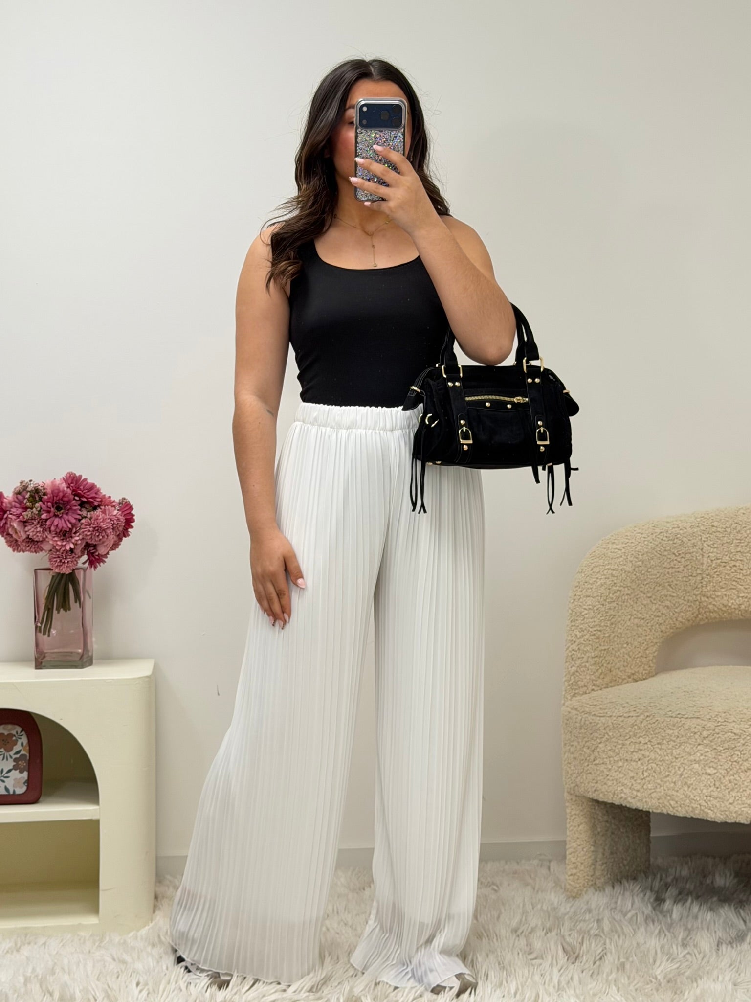 pantalon pantalon ROMY blanc dsclothes