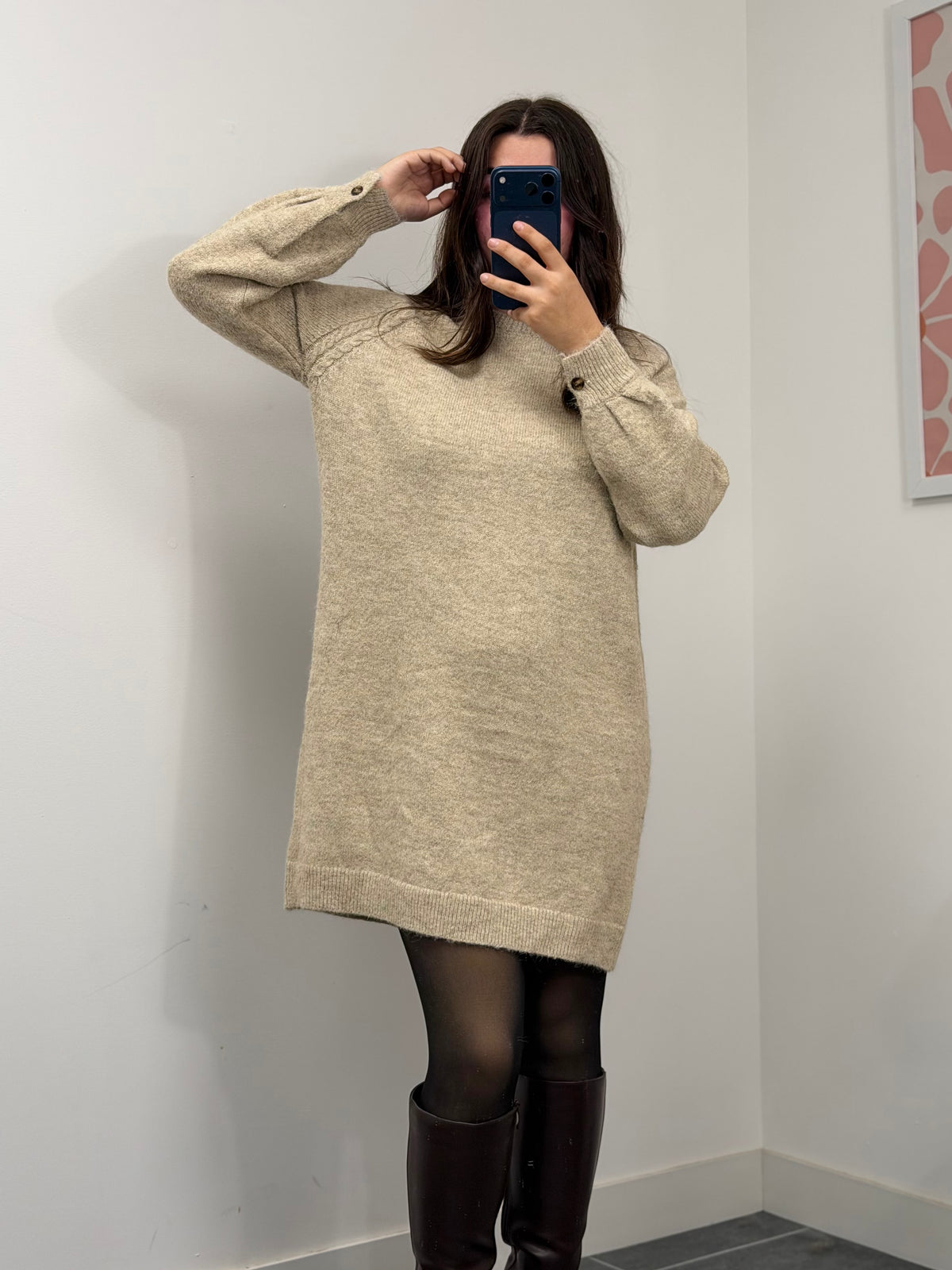 Robe pull ELO beige dsclothes