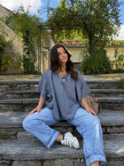 haut Blouse ALINE bleu marine dsclothes