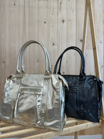 Sac bandoulière doré gold grand format – sac de rentrée 2026 femme – Ds'Clothes