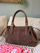 Sac LOLA XL suédine marron dsclothes