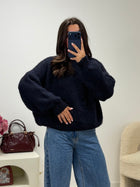 pull Pull BELLE bleu marine dsclothes