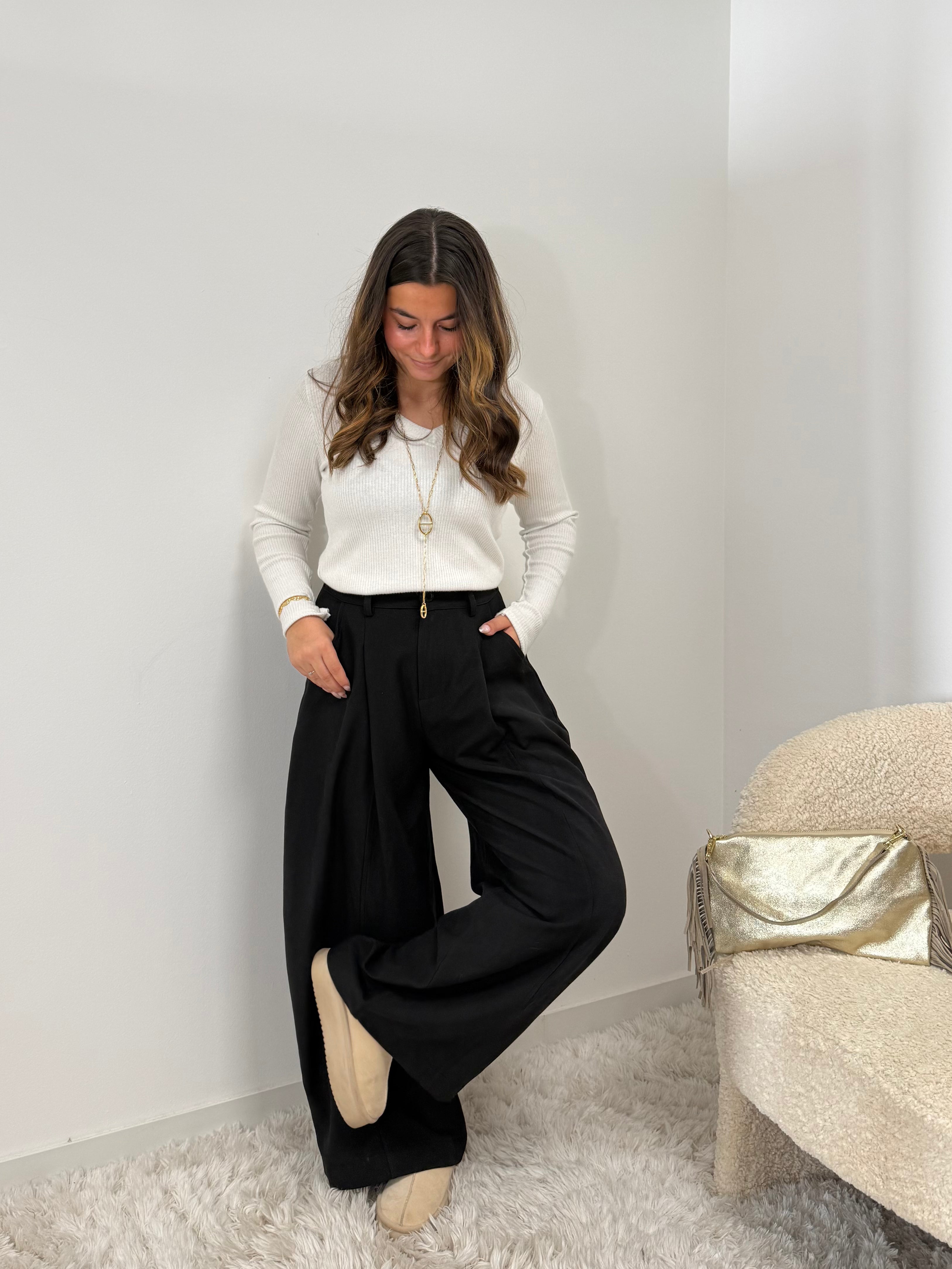 pantalon Pantalon ÉLISE noir dsclothes