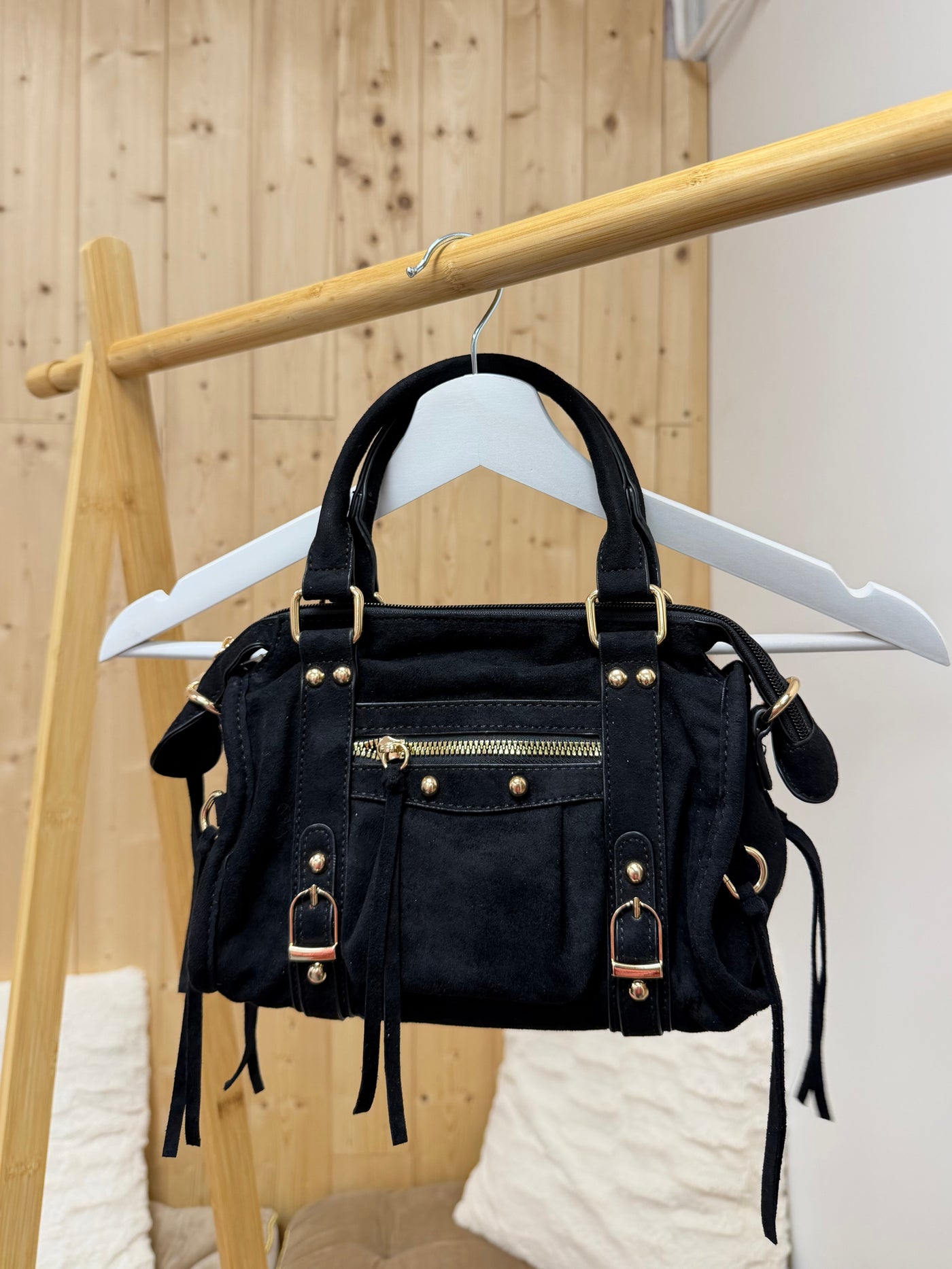 sac Sac LYA daim noir dsclothes