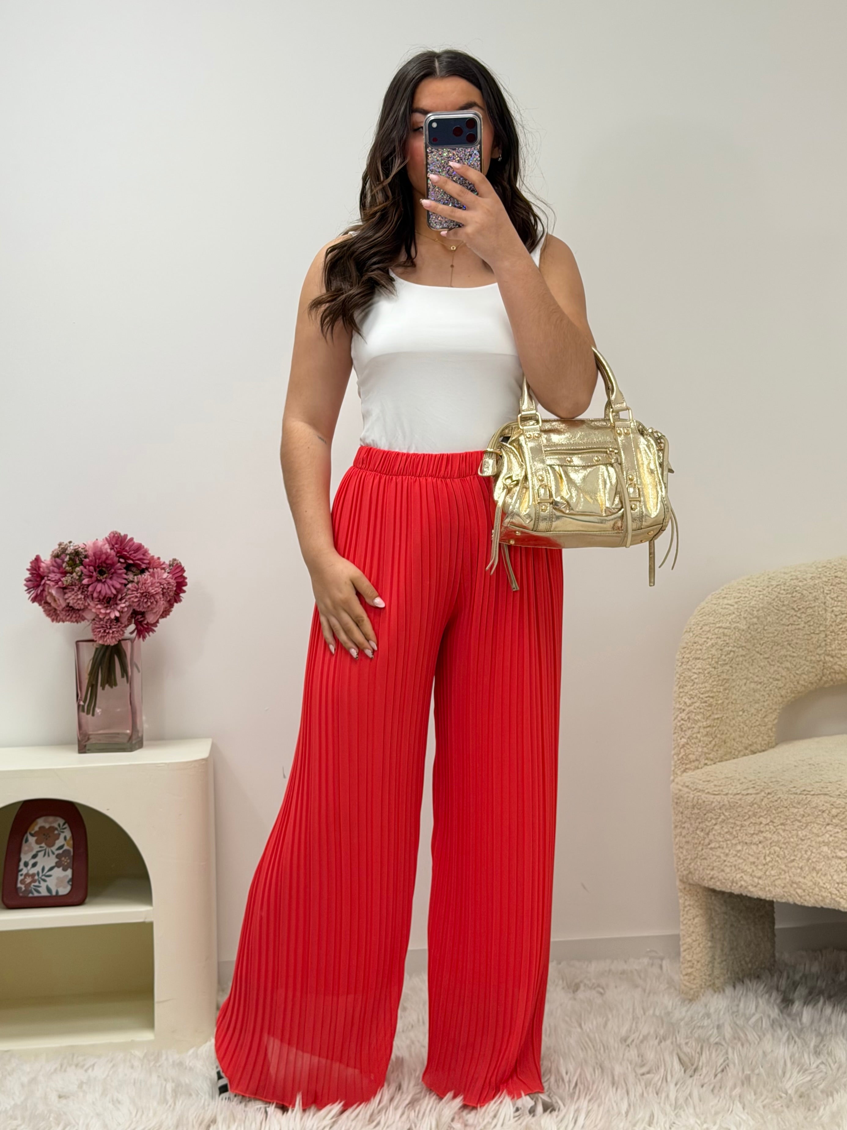 pantalon pantalon ROMY framboise dsclothes