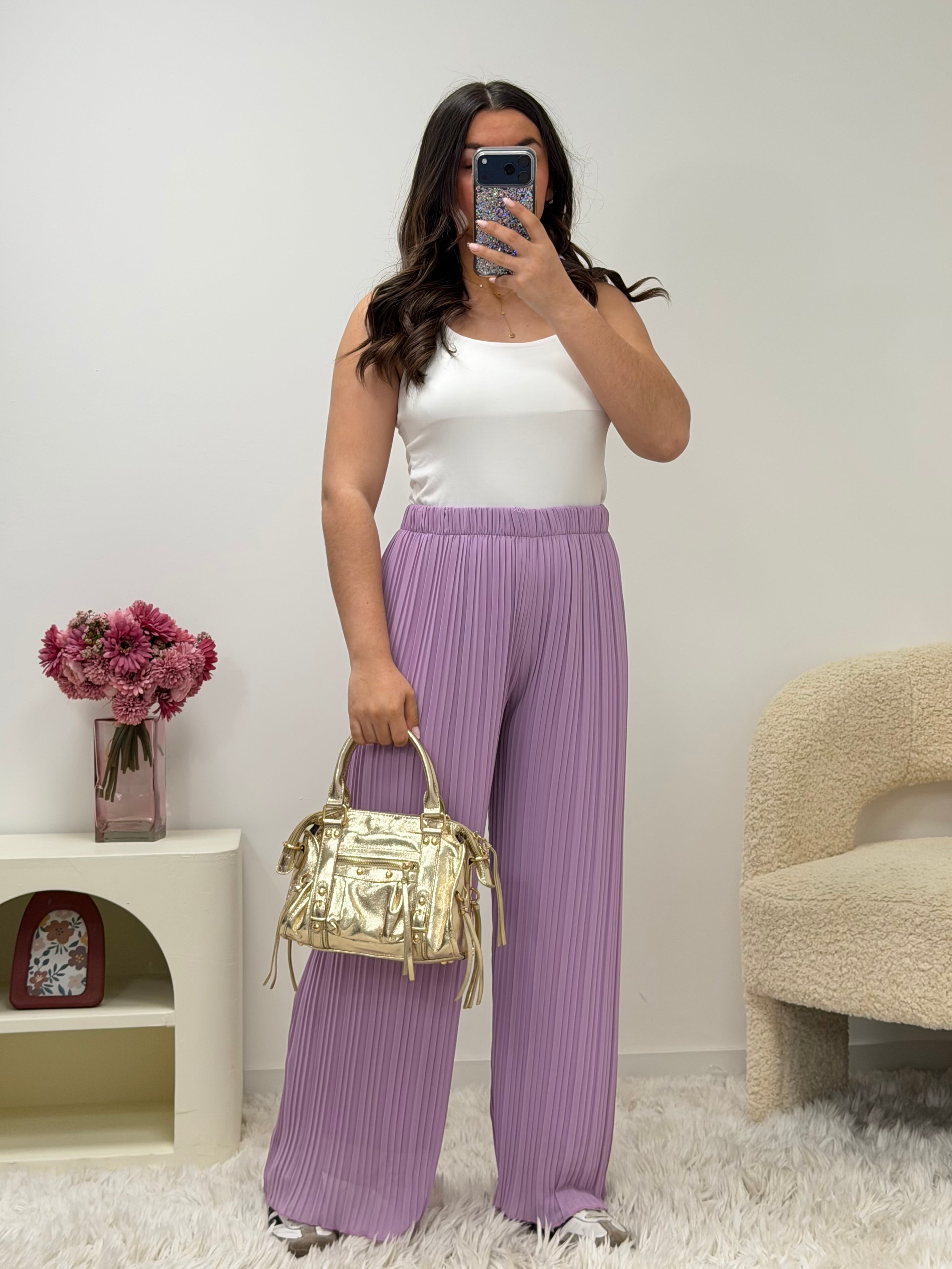 pantalon pantalon ROMY lila dsclothes