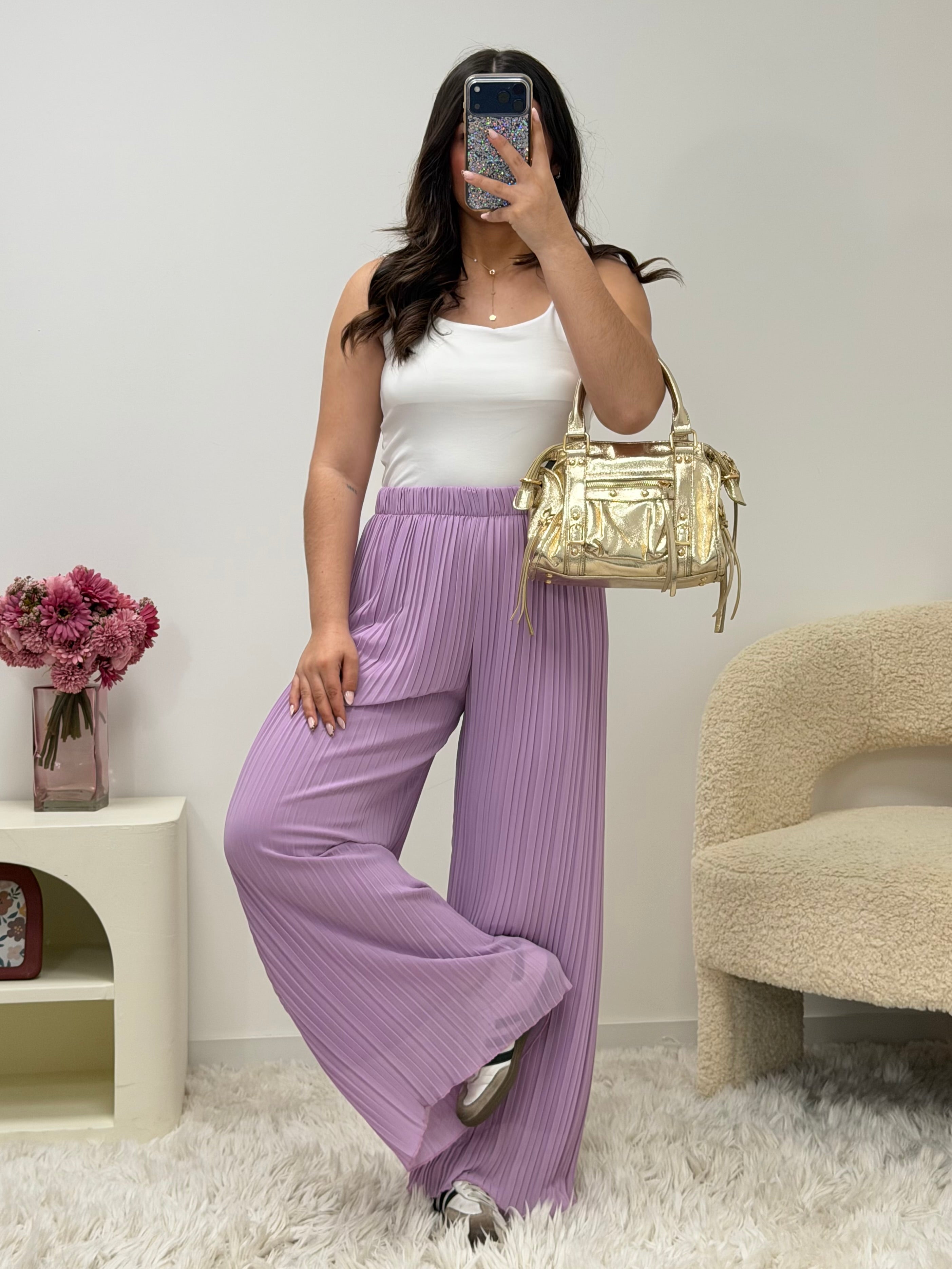 pantalon pantalon ROMY lila dsclothes