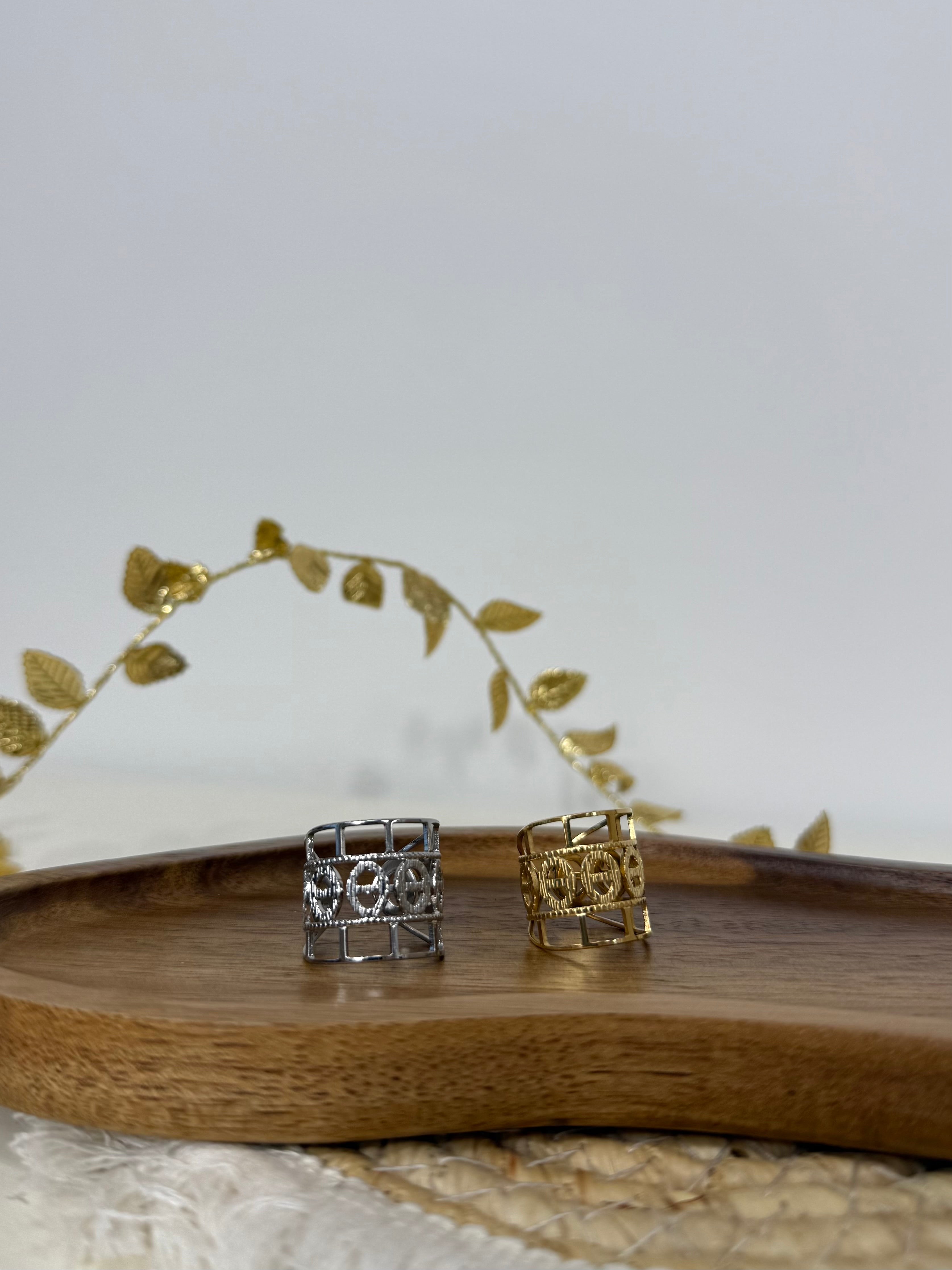 bague Bague Thaïs argenté | Acier inoxydable dsclothes