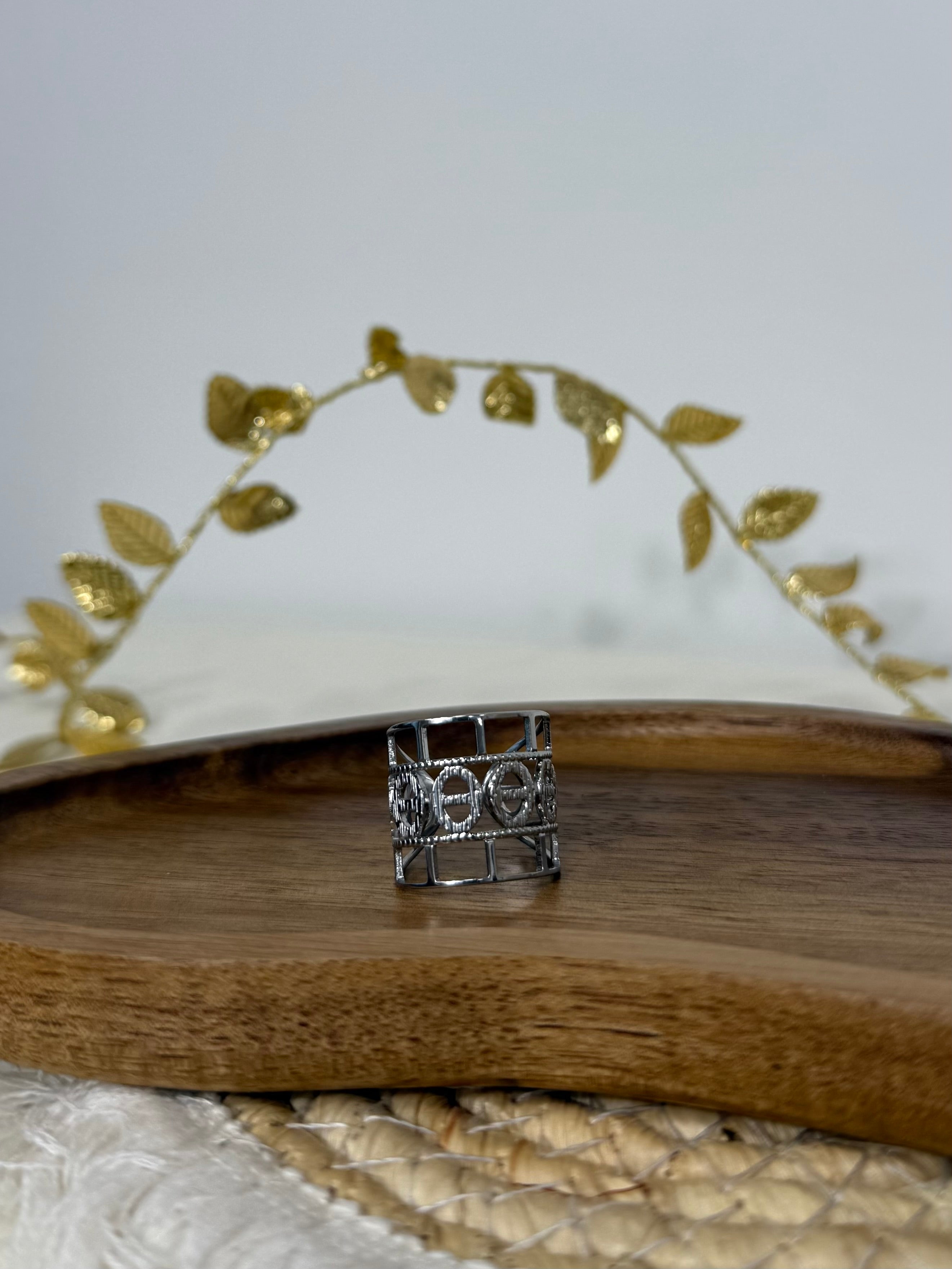 bague Bague Thaïs argenté | Acier inoxydable dsclothes