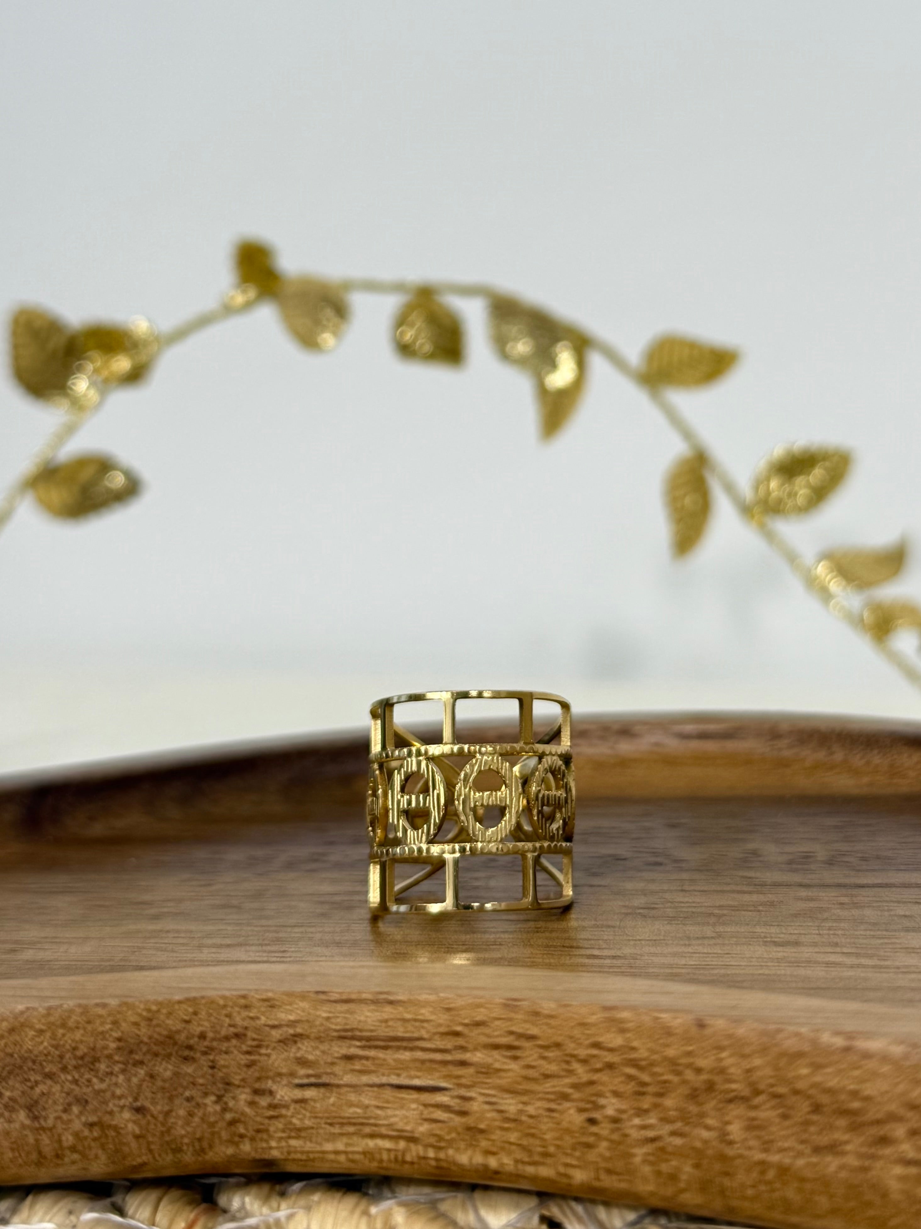 bague Bague Thaïs doré | Acier inoxydable dsclothes