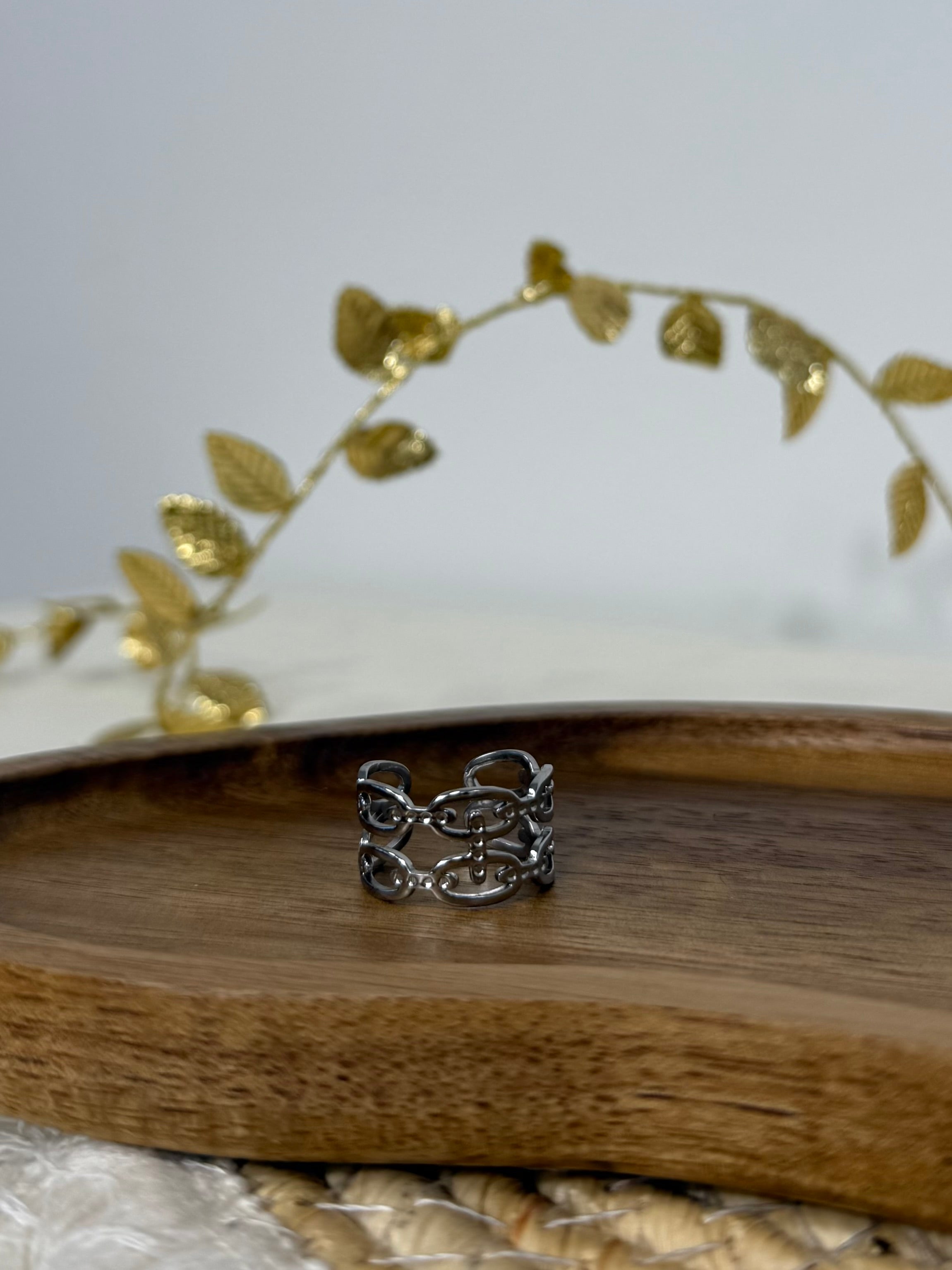 bague Bague Lyla argenté | Acier inoxydable dsclothes