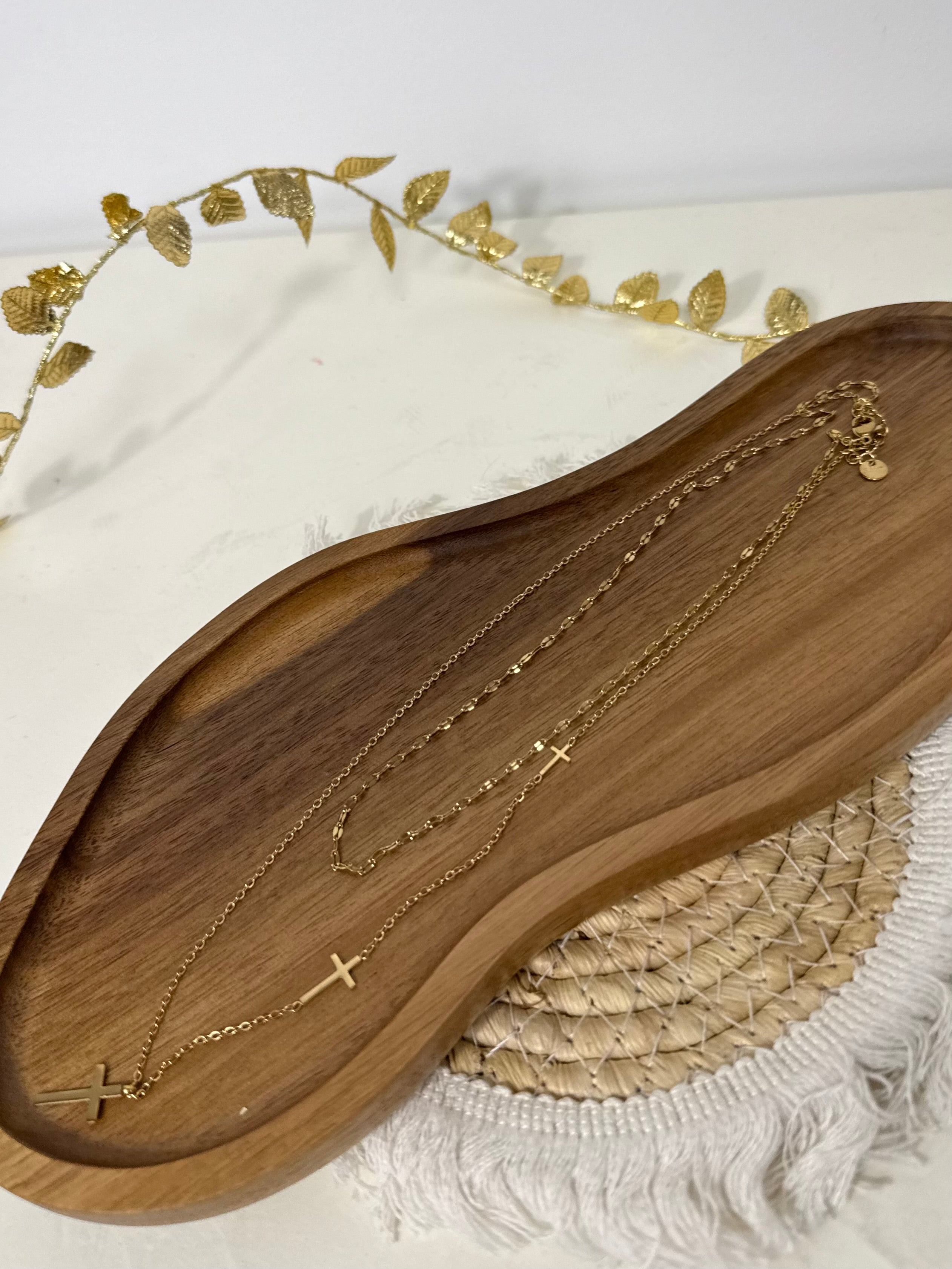 collier Collier Cruz doré | Acier Inoxydable dsclothes