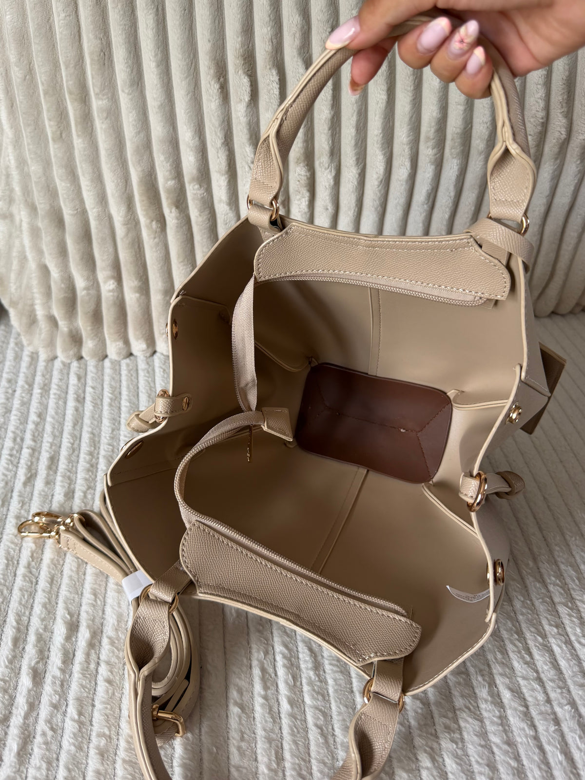 sac Sac à main Pauline beige dsclothes