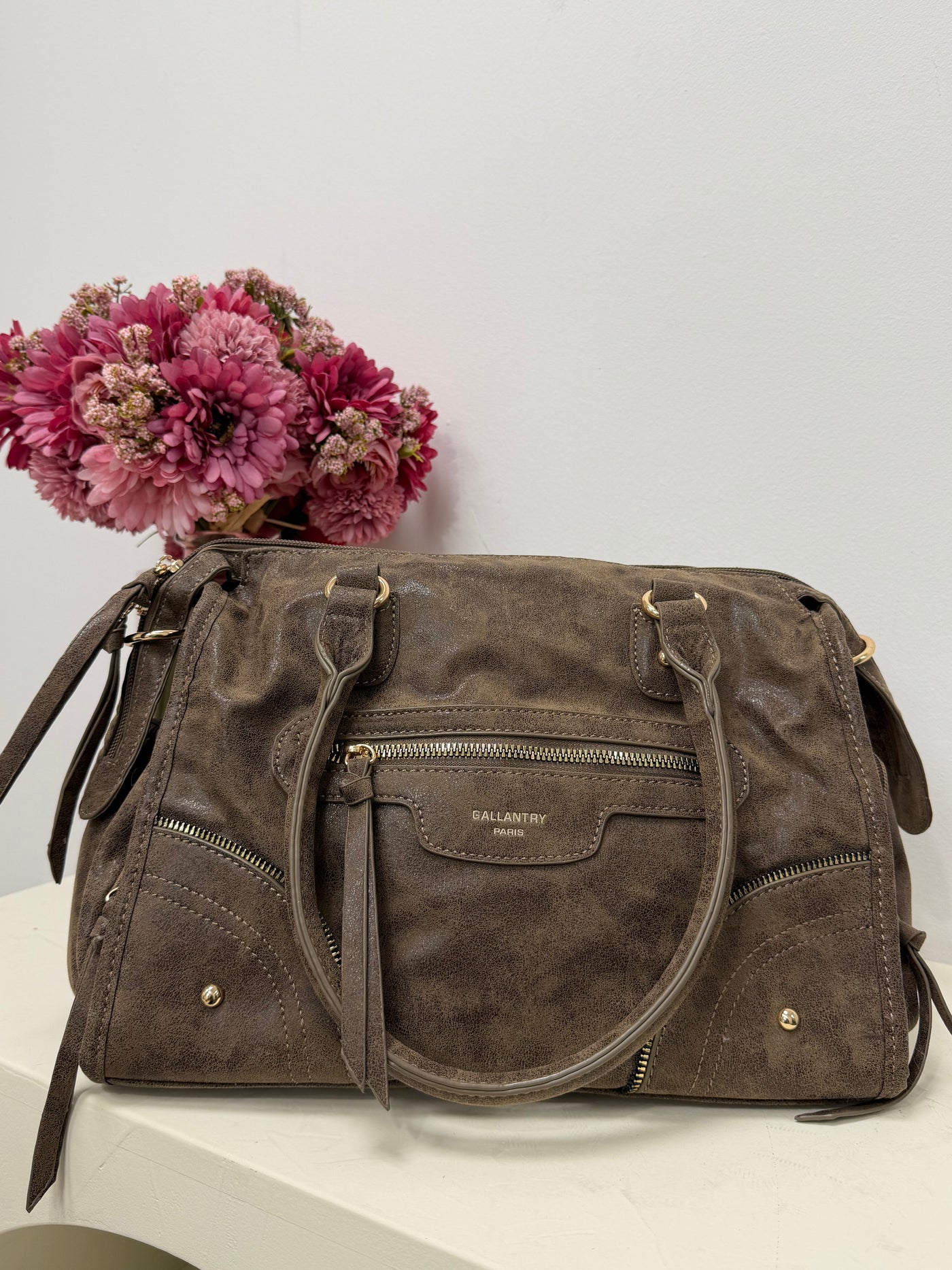 sac Sac à main ESMEE taupe dsclothes