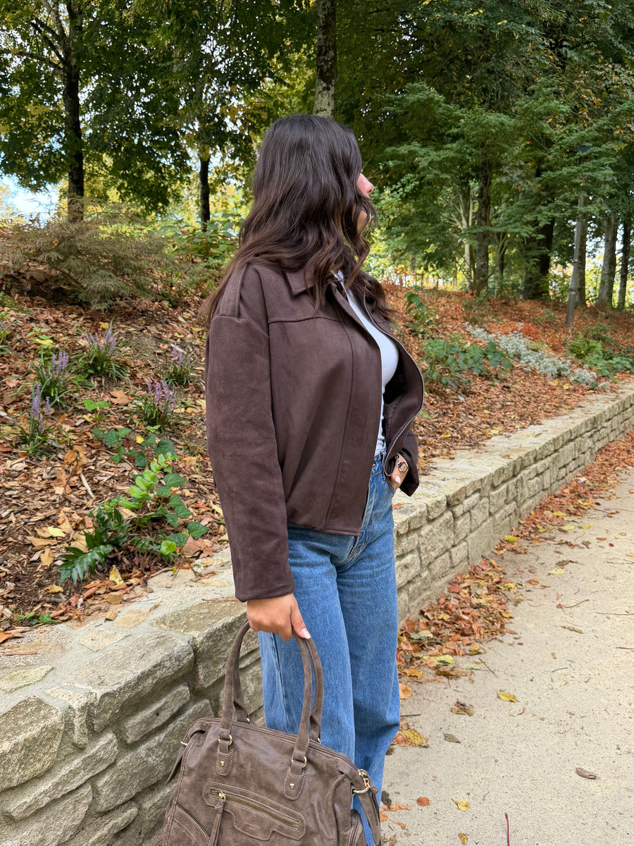 veste Veste Alba marron dsclothes