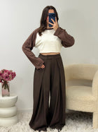 pantalon Pantalon AVA marron (spécial GRANDE) dsclothes