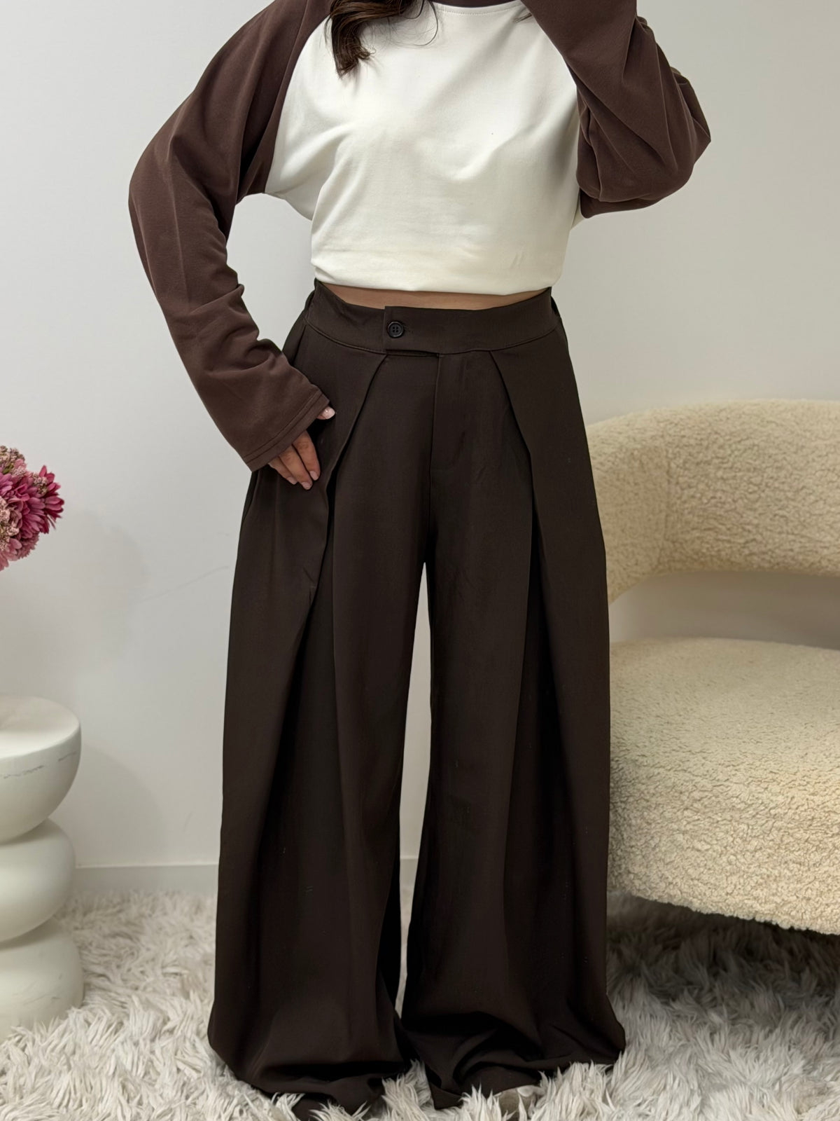 pantalon Pantalon AVA marron (spécial GRANDE) dsclothes