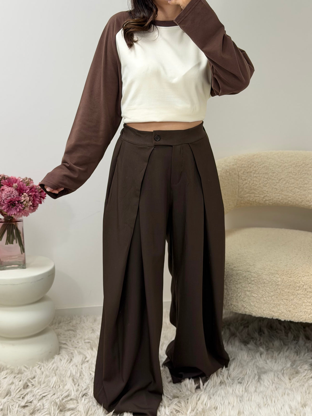 pantalon Pantalon AVA marron (spécial GRANDE) dsclothes