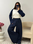 pantalon Pantalon AVA bleu marine (spécial GRANDE) dsclothes
