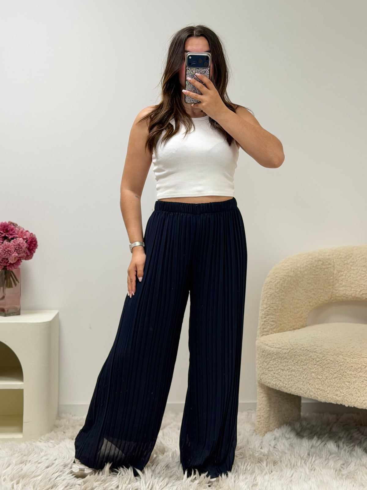 pantalon ROMY bleu marine