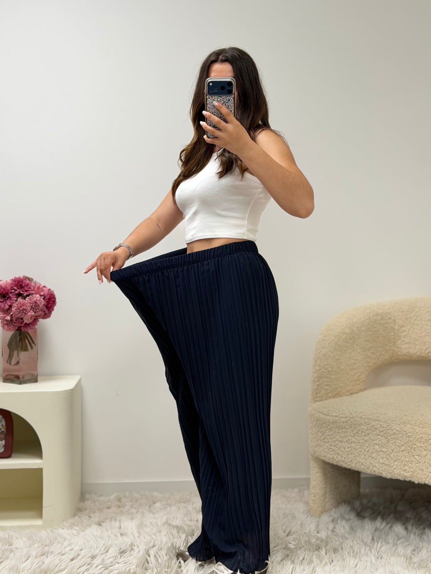 pantalon pantalon ROMY bleu marine dsclothes
