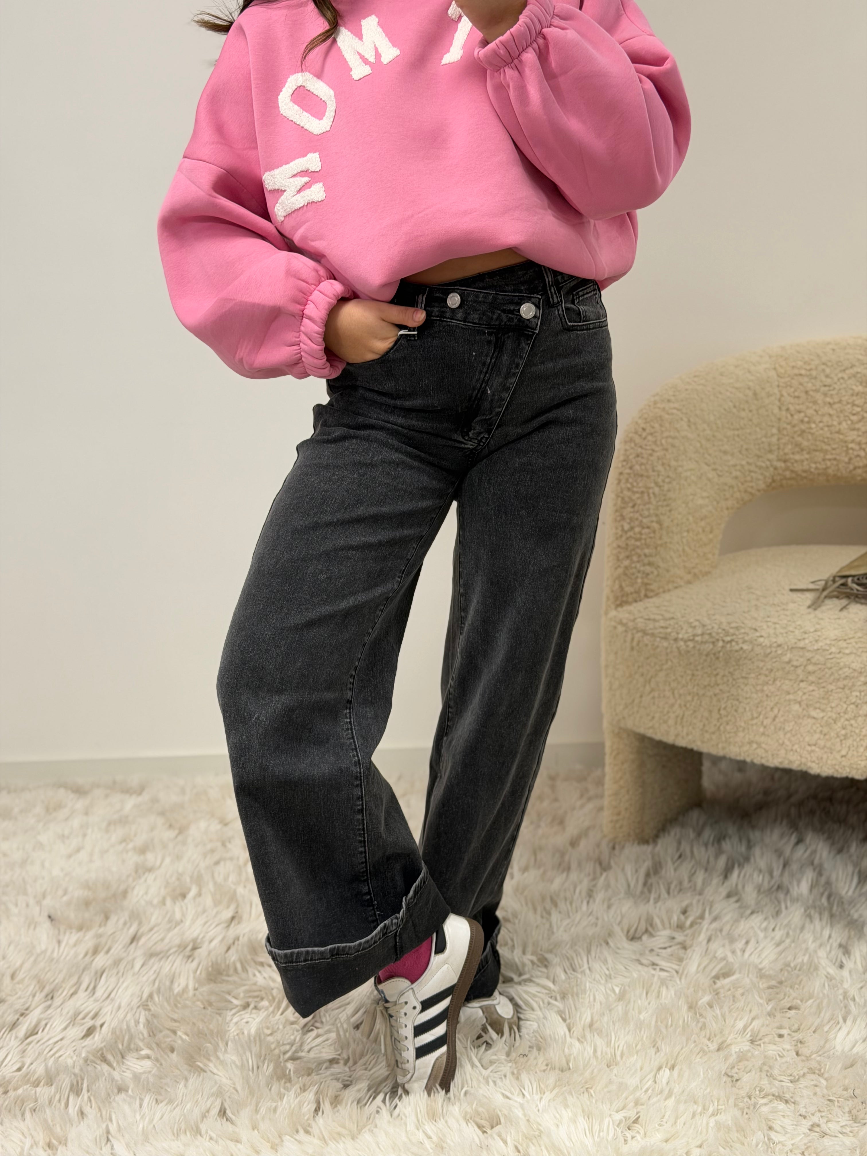 jean Jean asymétrique noir dsclothes