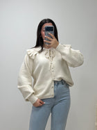 gilet cardigan ANNA écru dsclothes
