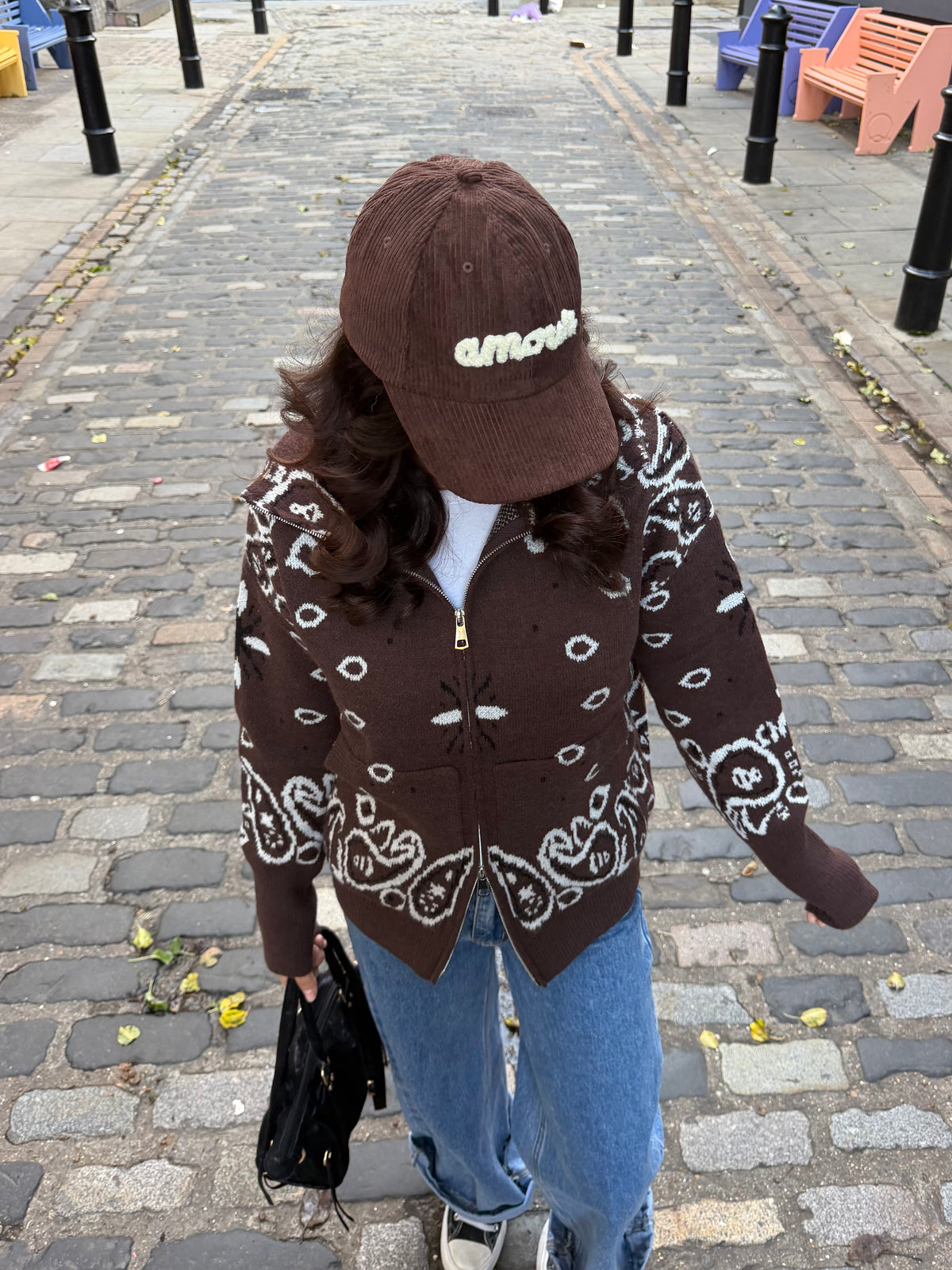gilet Cardigan MAYFAIR marron dsclothes