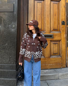gilet Cardigan MAYFAIR marron dsclothes