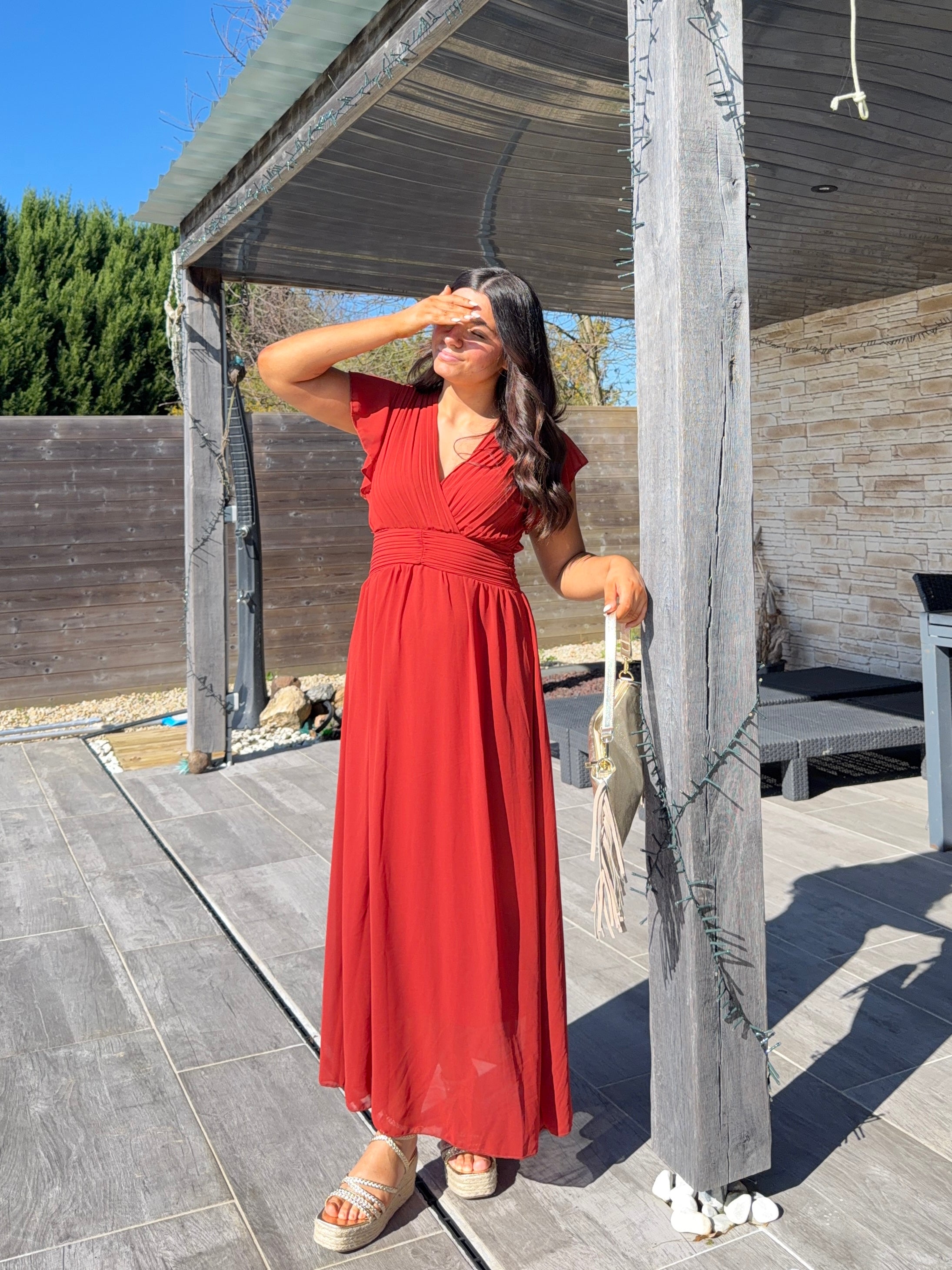 robe Robe ÉVA terracotta dsclothes